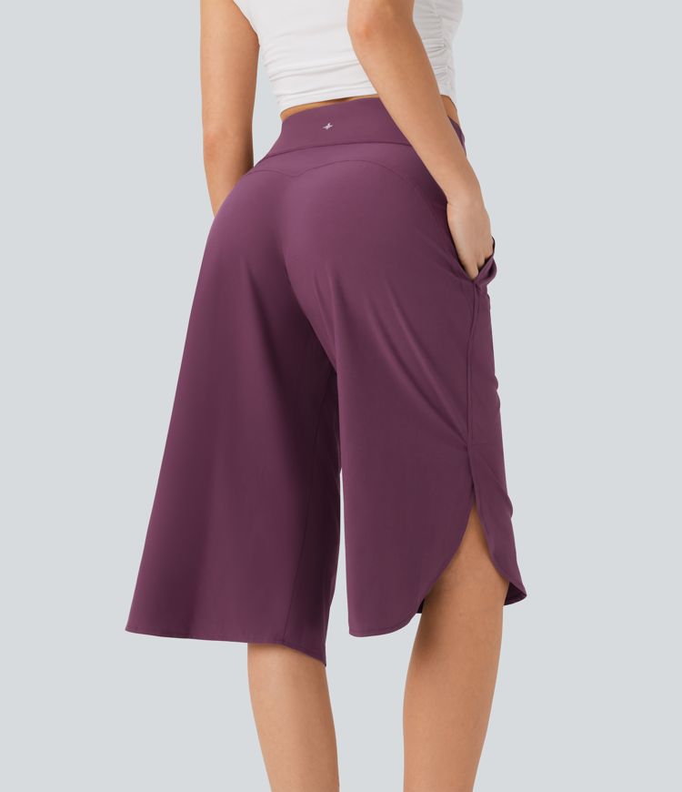 Breezeful™ High Waisted Tummy Control Quick Dry Casual Pants with Pockets