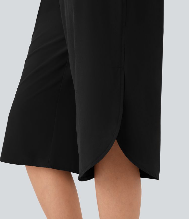 Breezeful™ High Waisted Tummy Control Quick Dry Casual Pants with Pockets