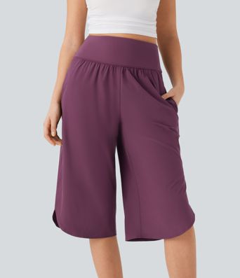 Breezeful™ High Waisted Tummy Control Quick Dry Casual Pants with Pockets