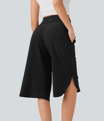 Breezeful™ High Waisted Tummy Control Quick Dry Casual Pants with Pockets