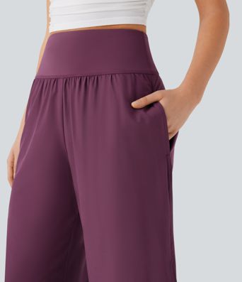 Breezeful™ High Waisted Tummy Control Quick Dry Casual Pants with Pockets