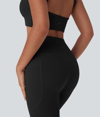 Halara UltraSculpt™ High Waisted Butt Lifting Tummy Control Shaping Training Biker Shorts 9'' with Pockets