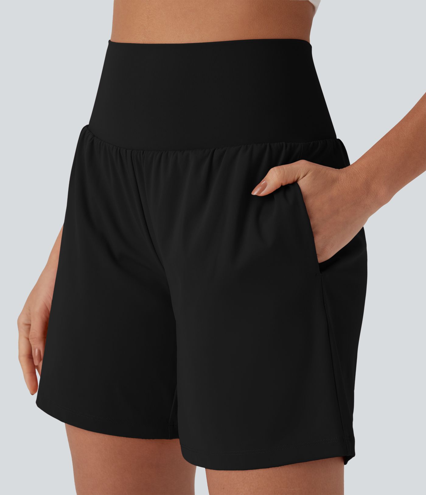 Softlyzero™ Airy Super High Waisted 2-in-1  Yoga Shorts 7" with Pockets