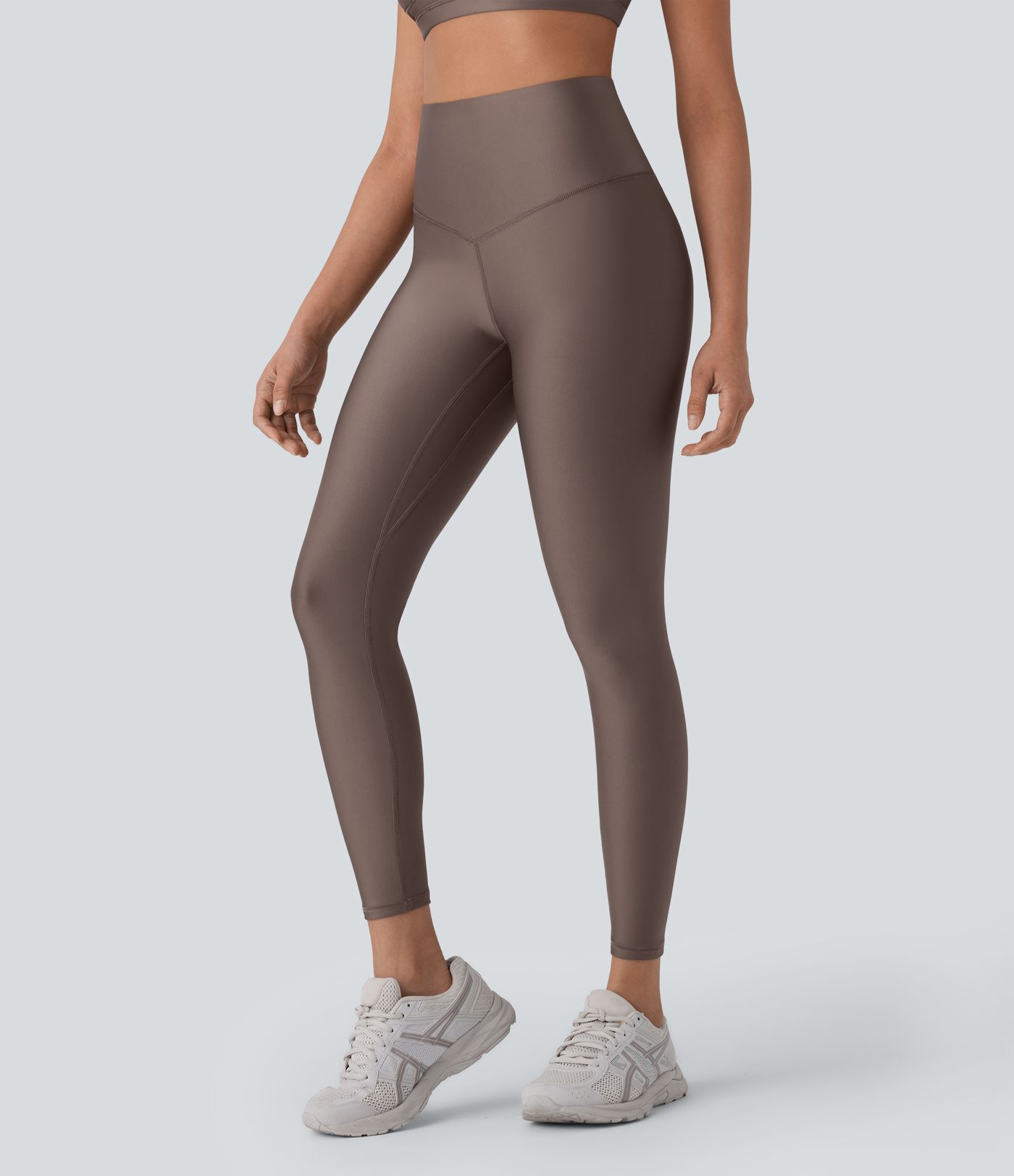 Leggings SoCinched correr tiro alto control abdomen bolsillo trasero reflectante