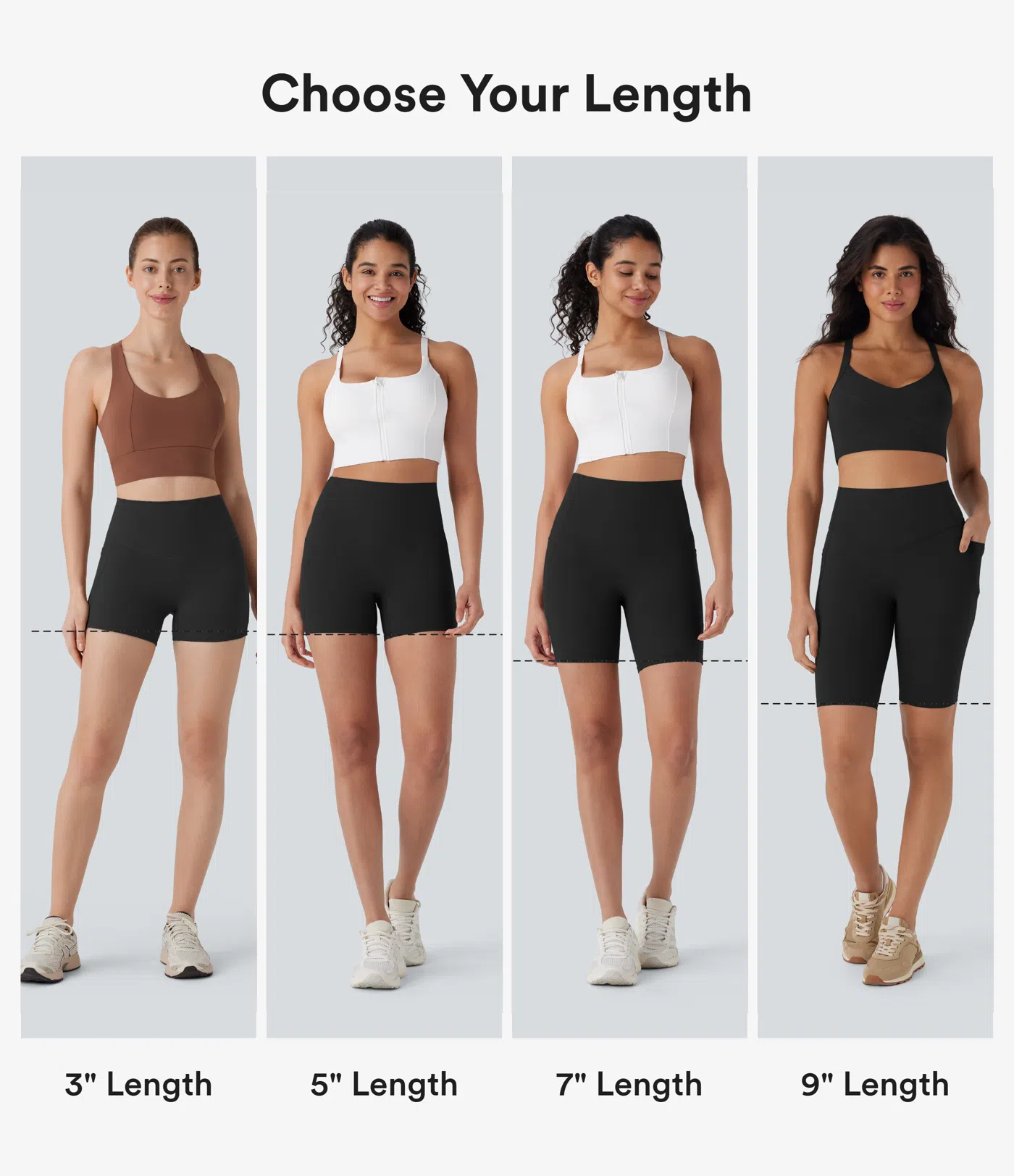 Halara UltraSculpt™ SoCinched High Waisted Tummy Control Side Pocket Shaping Training Biker Shorts 3''