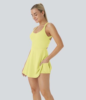 SoftlyZero™ Airy Backless Twisted Cool Touch Dance Active Dress-Easy Peezy Edition