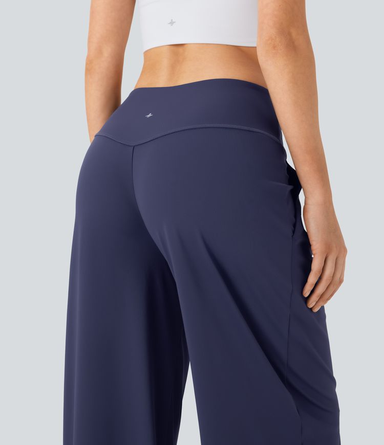 SoftlyZero™ QuickDry High Waisted Tummy Control Yoga Straight Leg Pants with Pockets