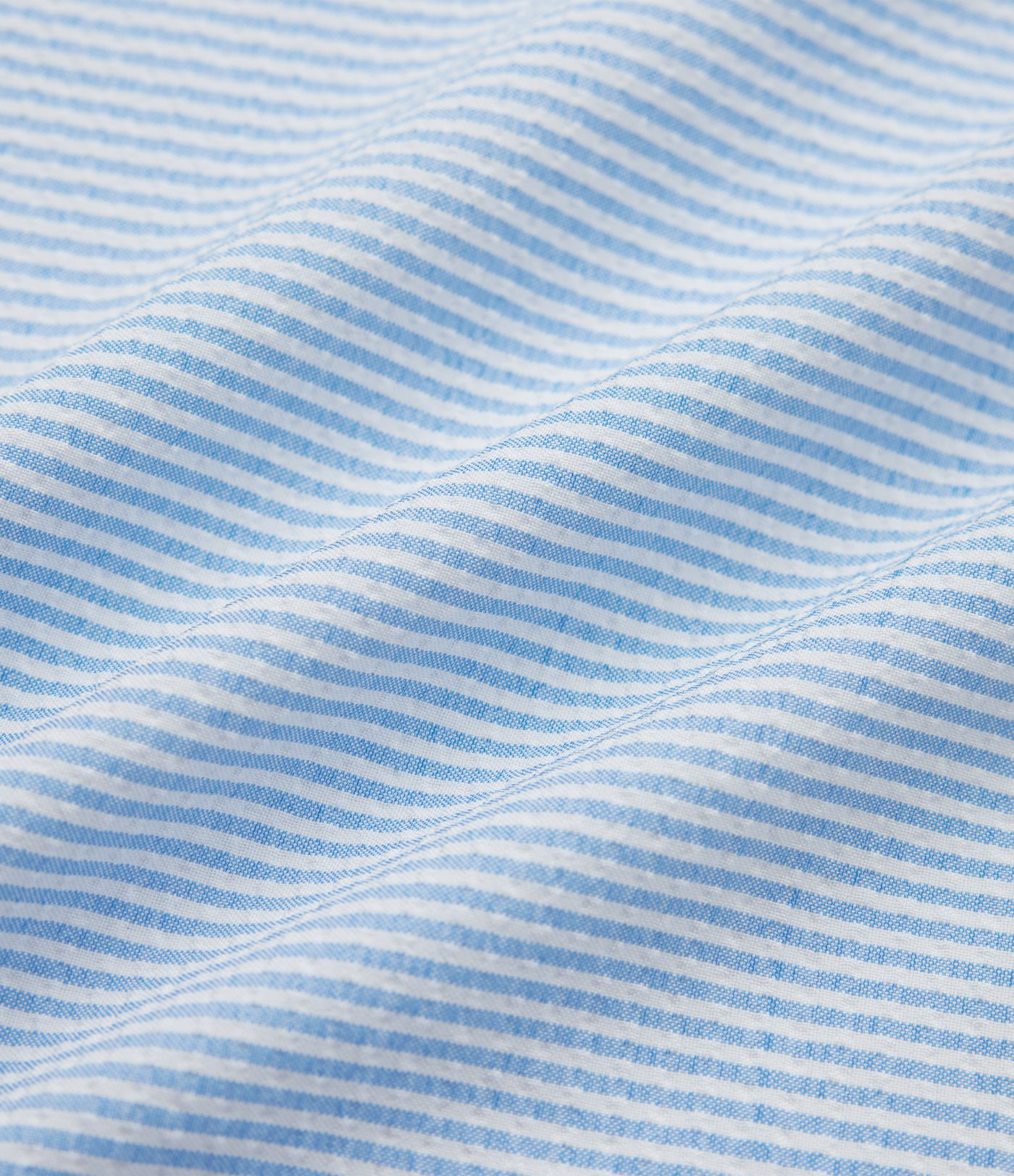 Shirred Stripe Midi Slip Dress with Pockets