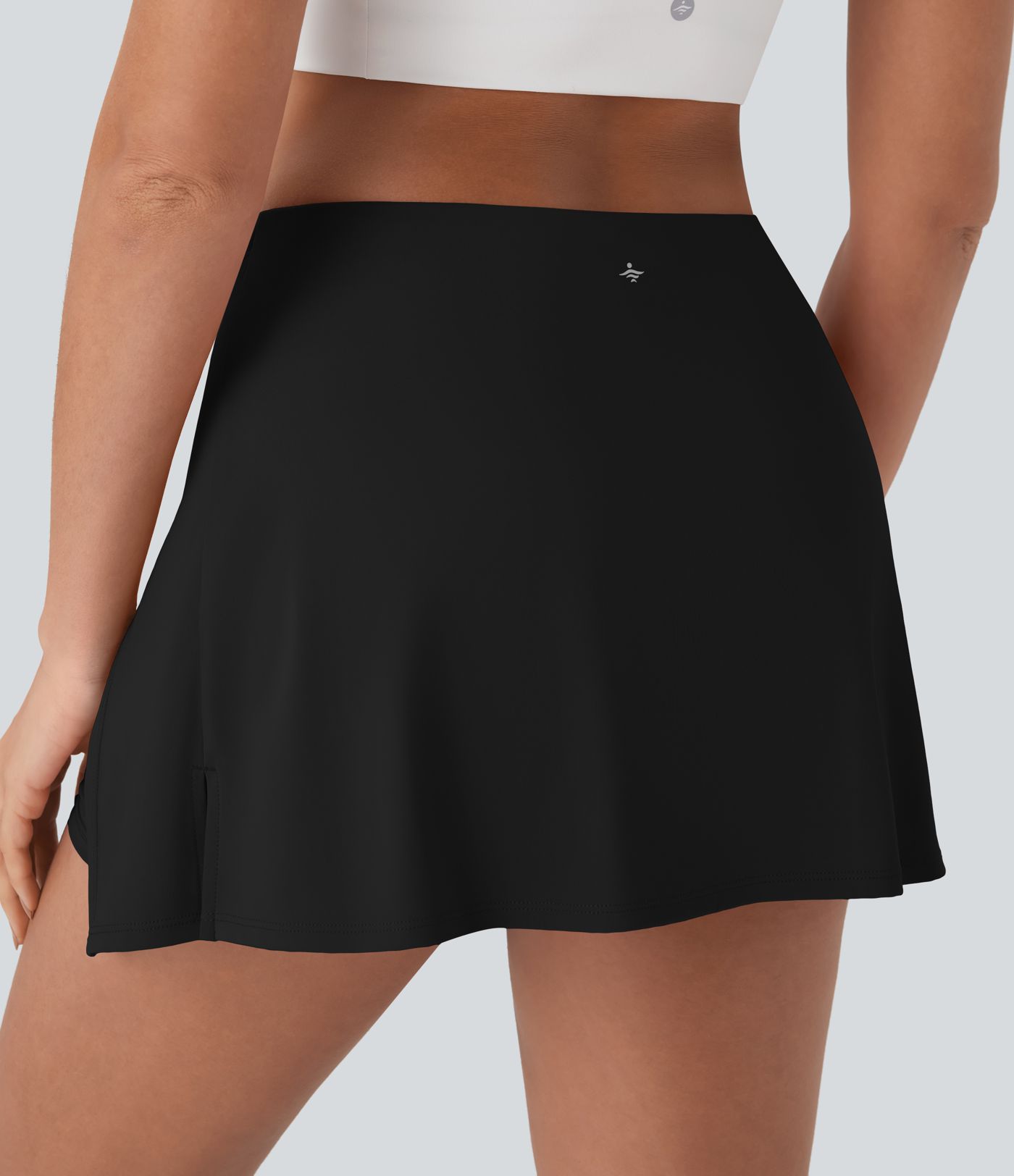 SoftlyZero™ QuickDry High Waisted Butt Lifting Tie Front 2-in-1 Mini Yoga Skirt with Pocket