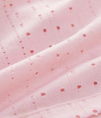 Top corto y estrecho de estilo casual con escote cuadrado, cordón en el cuello y detalles perforados.