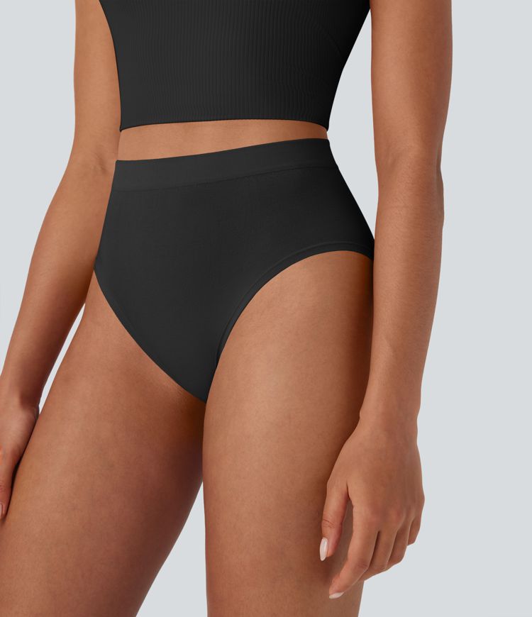 Seamless Flow High Waisted Lounge Underwear Panties
