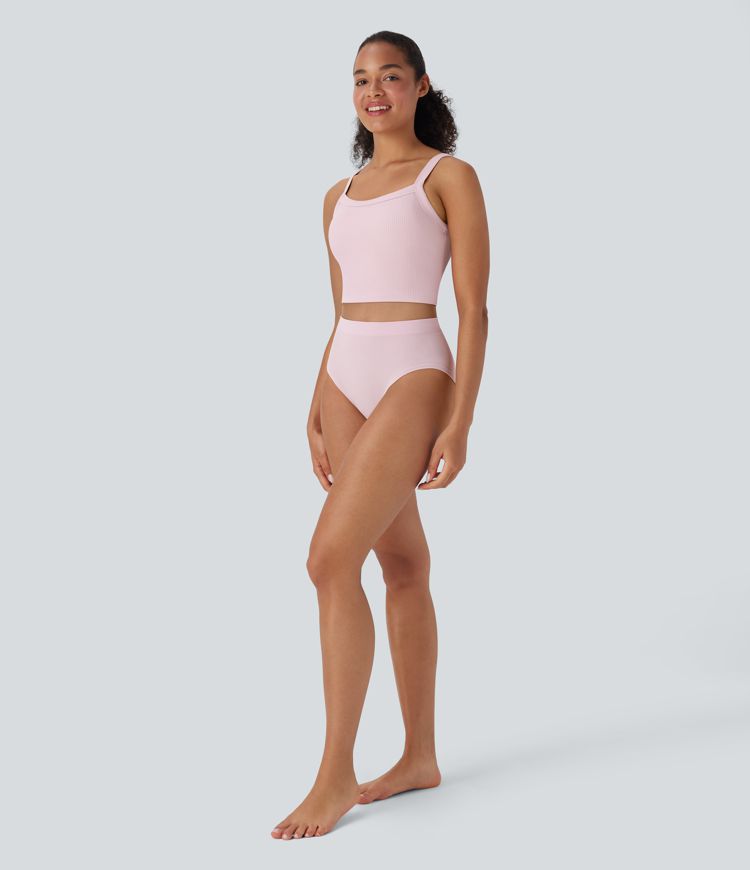 Seamless Flow High Waisted Lounge Underwear Panties