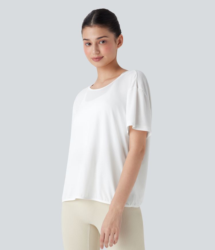 Short Sleeve Yoga Sports Top