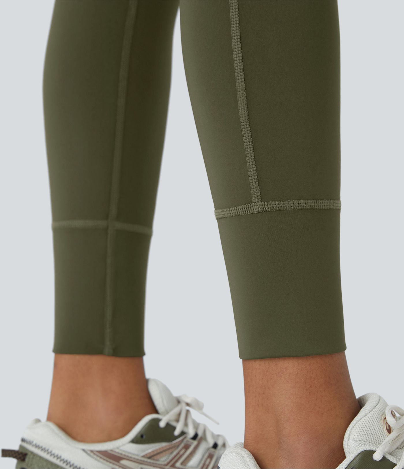 Wear-Resistant High Waisted Tummy Control Pocket 7/8 Rock Climbing Leggings