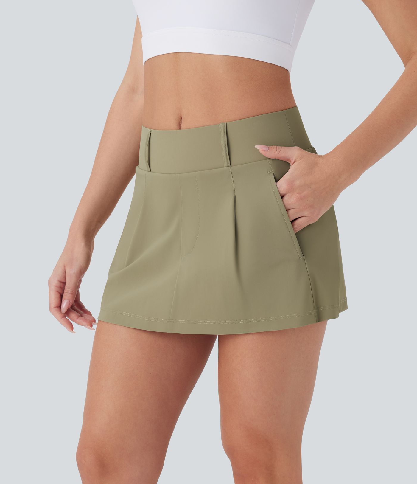 Mid Rise Side Pocket 2-in-1 Mini Golf Skirt