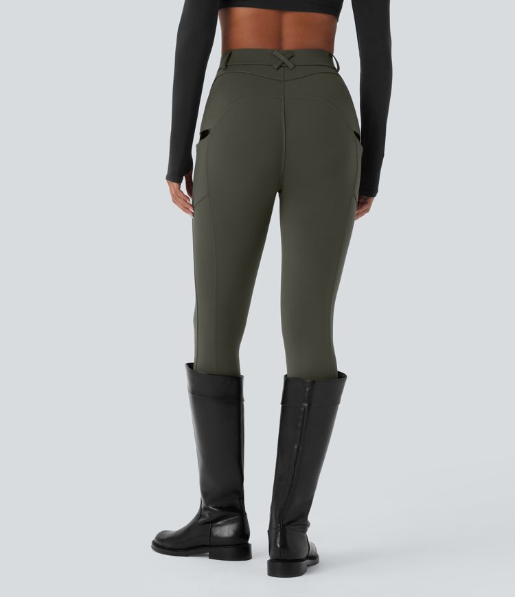 DayStretch High Waisted Pocket Lacquer Line Leggings