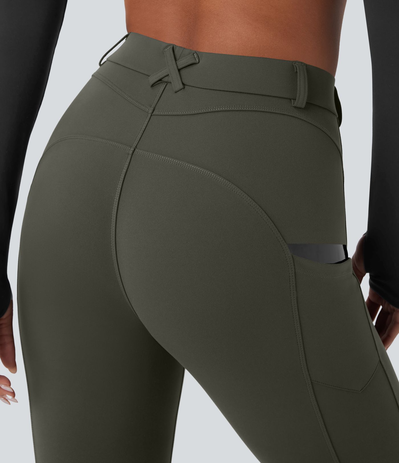 DayStretch High Waisted Pocket Lacquer Line Leggings