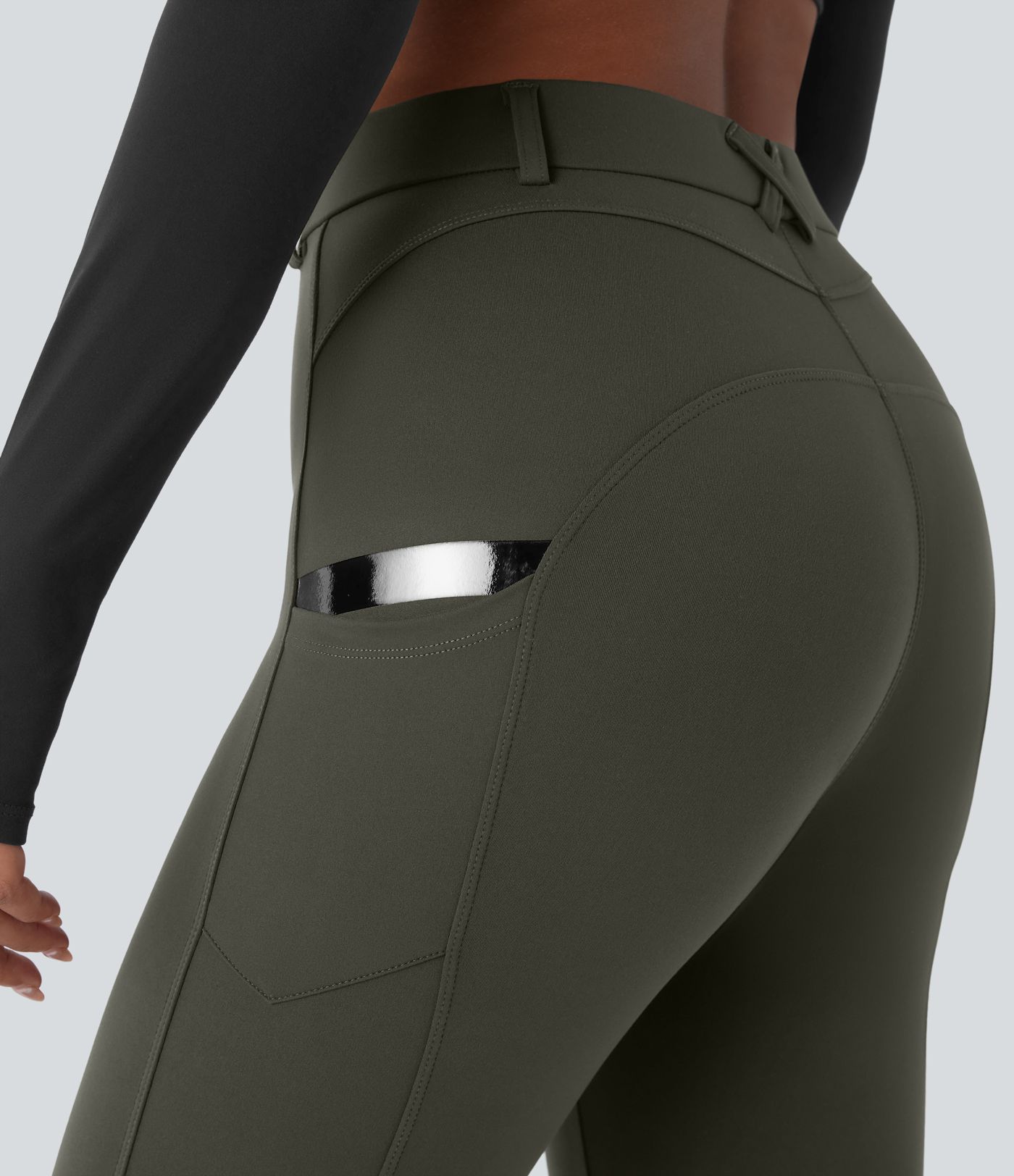 DayStretch High Waisted Pocket Lacquer Line Leggings
