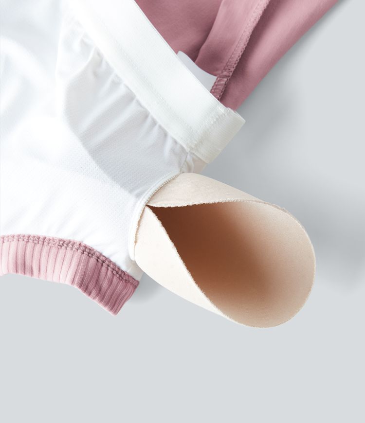 Camiseta yoga sin mangas sin espalda canalé