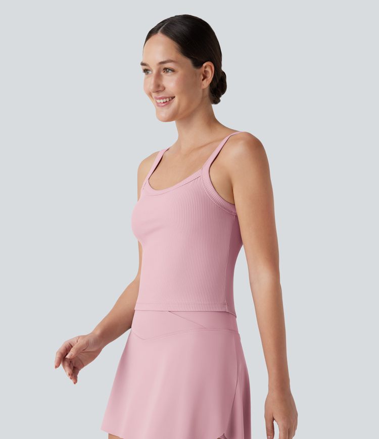 Ribbed Yoga Tank Top