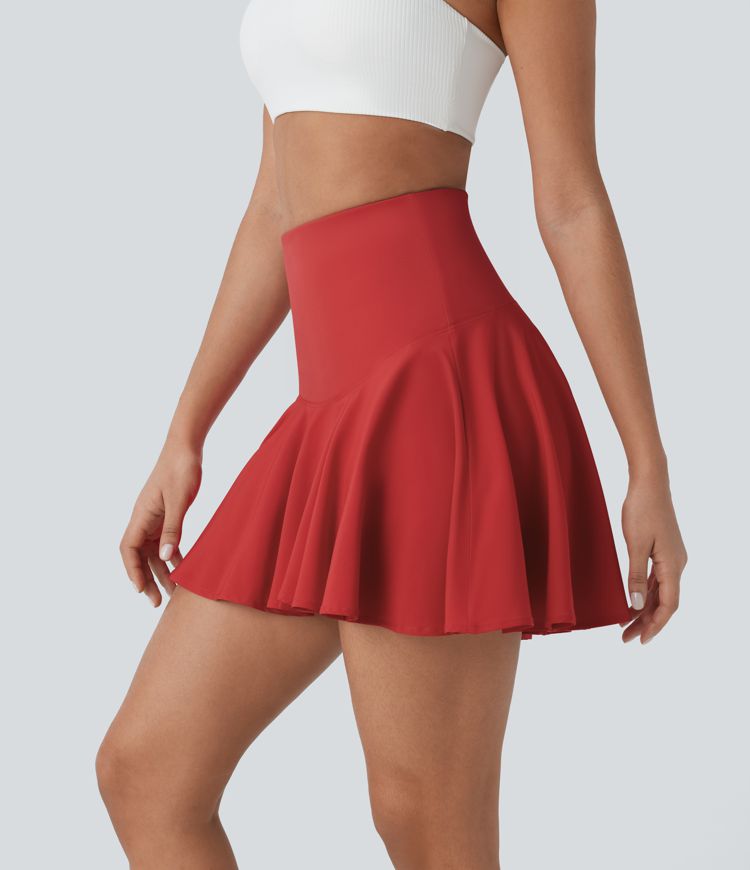 Mini Falda Breezeful™ yoga secado rápido tiro alto 2 en 1 bolsillo lateral vuelo alto