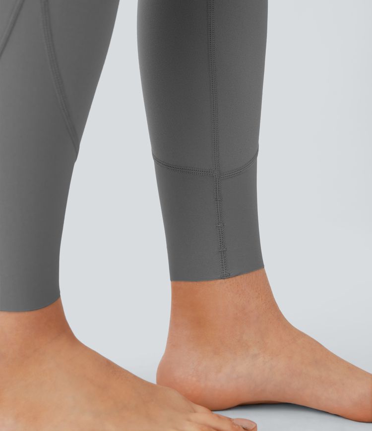 Leggings premamá Softlyzero™ yoga tiro súper alto bolsillo lateral cruzado espalda 7/8 - UPF 50+