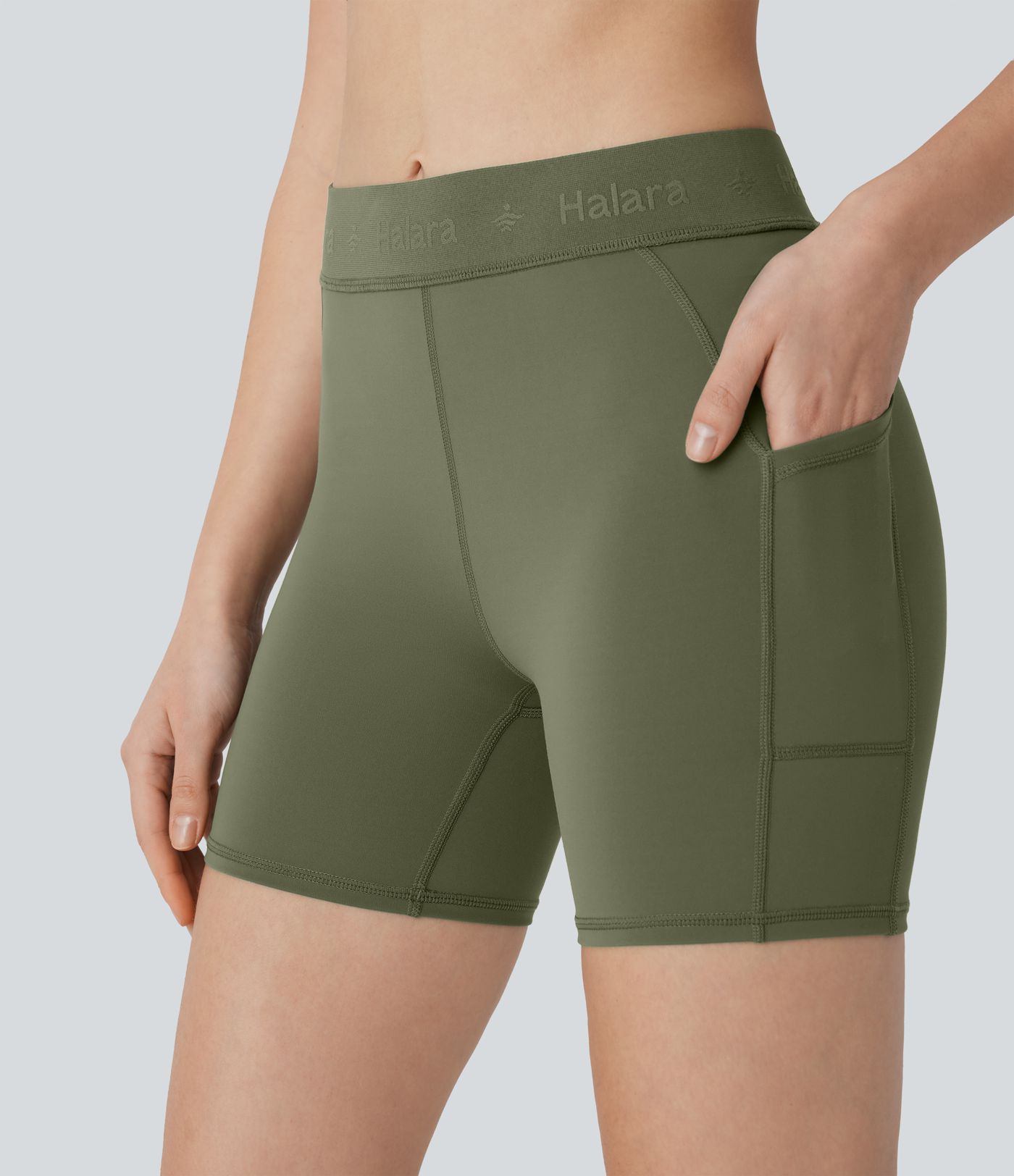 Pantalón corto SpeedWave™ ciclismo entrenamiento secado rápido bolsillo lateral tiro medio 12.5cm