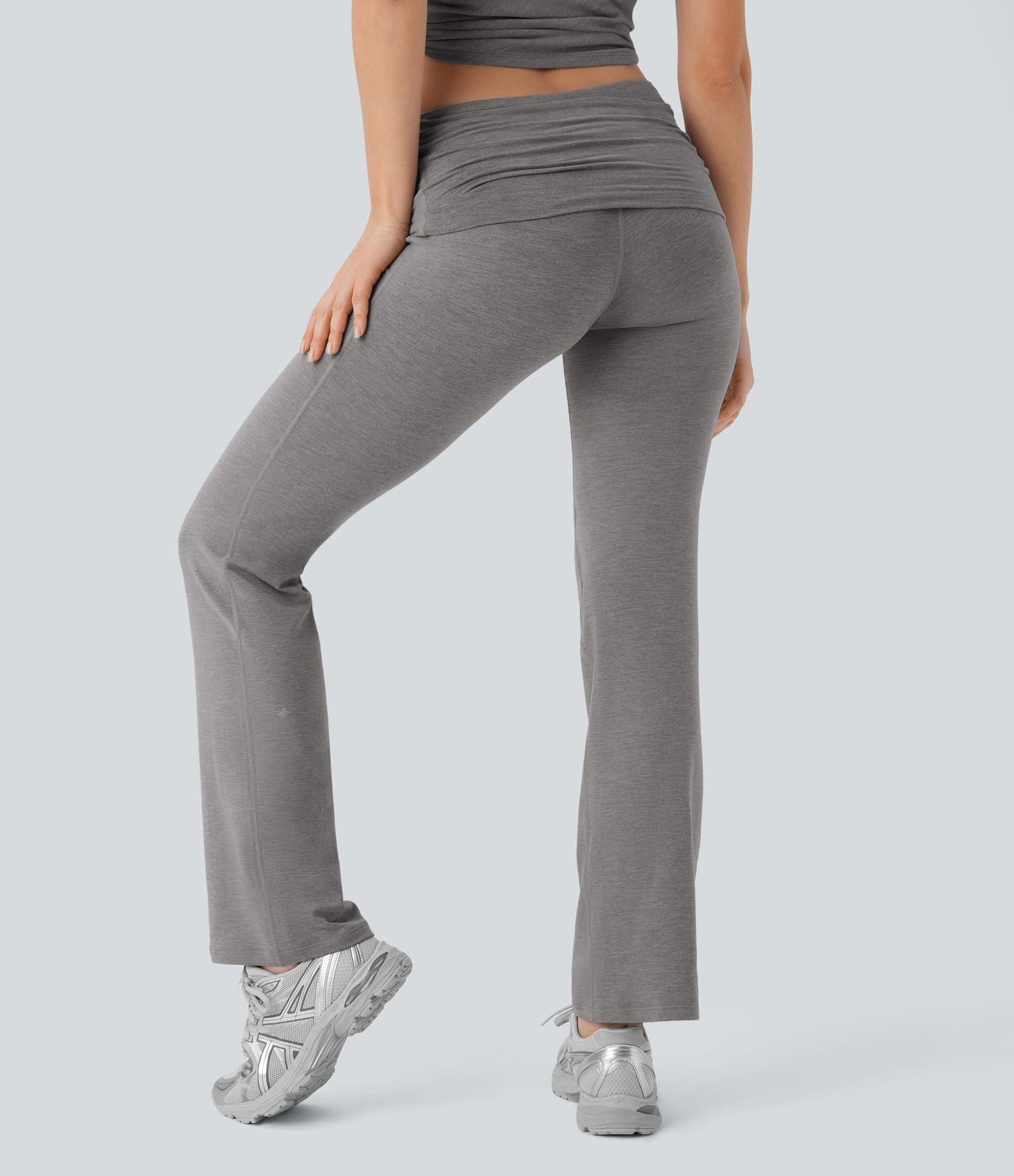 Super High Waisted Foldover Yoga Pants