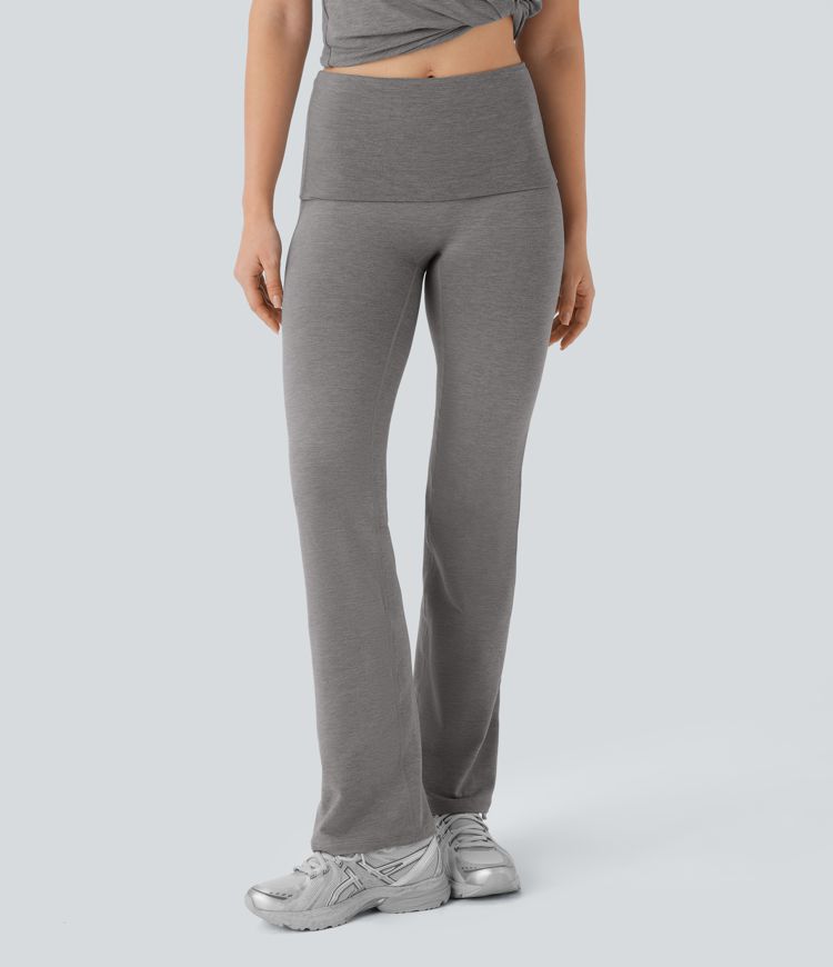 Pantalón yoga plegable tiro alto