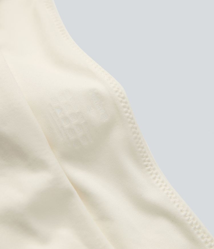 Body ajustado botón presión manga larga cuello cuadrado