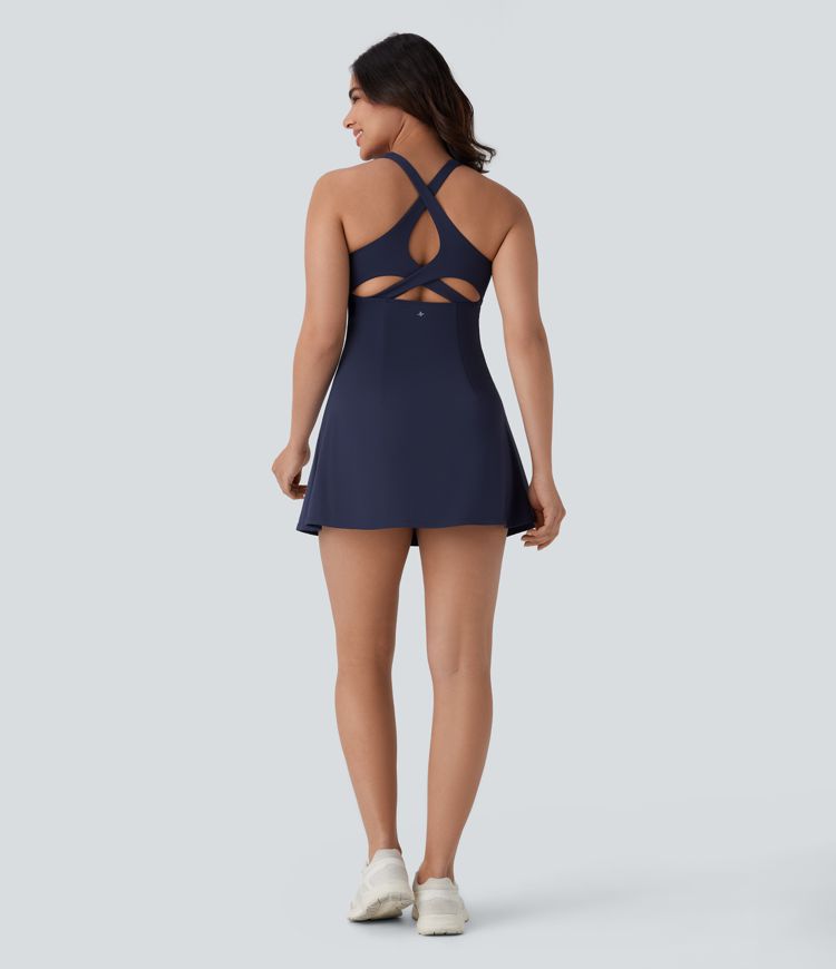 SoftlyZero™ Airy Cool Touch Mini Dance Active Dress-UPF50+