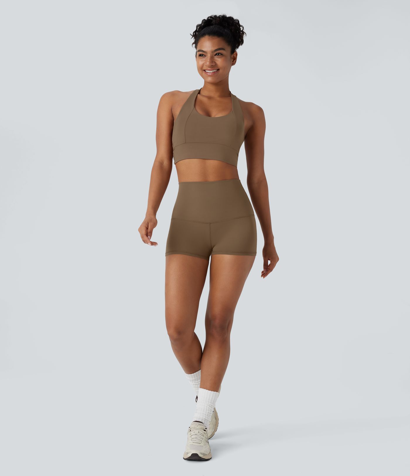 DayStretch Super High Waisted Foldover Yoga Biker Shorts 2.5''