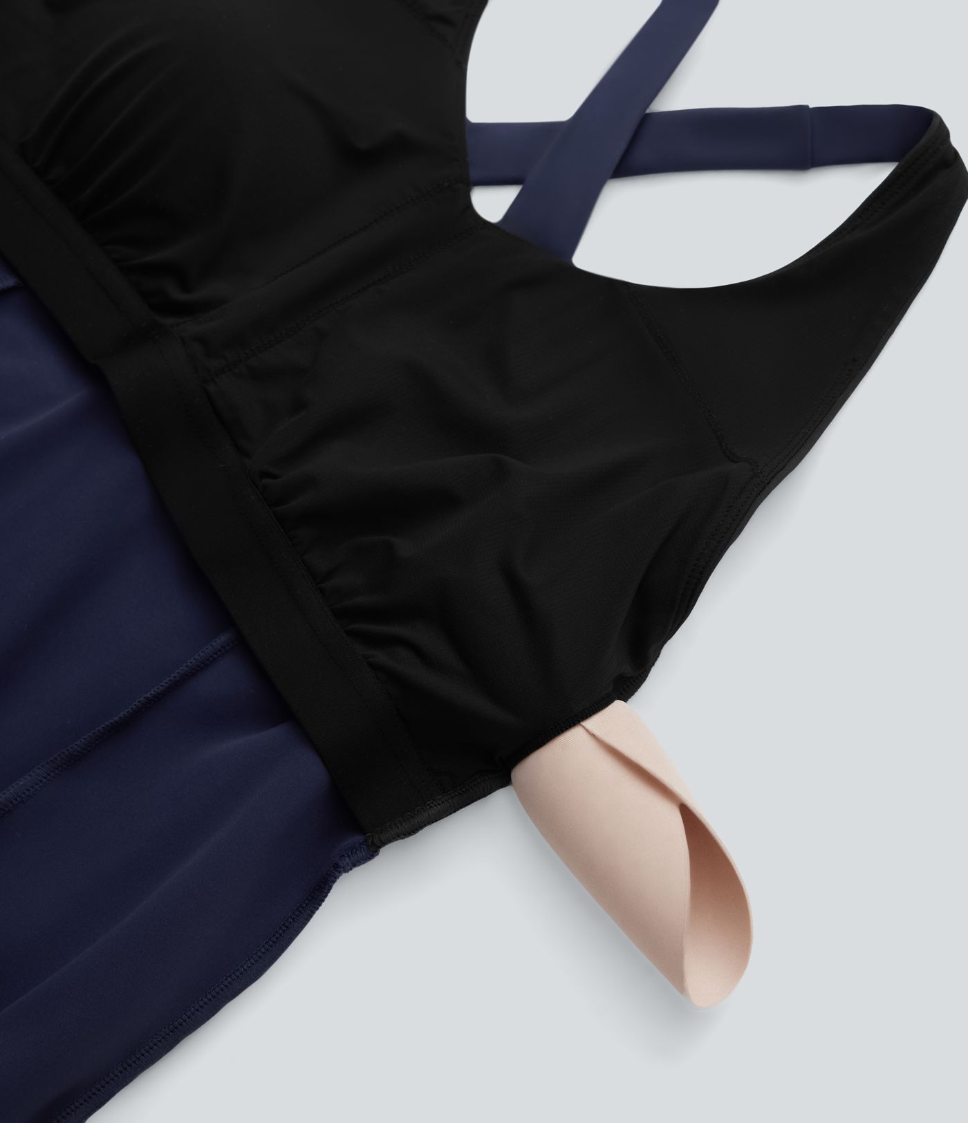 Vestido Mini Softlyzero™ Airy deportivo baile sin espalda entrecruzado tacto fresco - UPF 50+