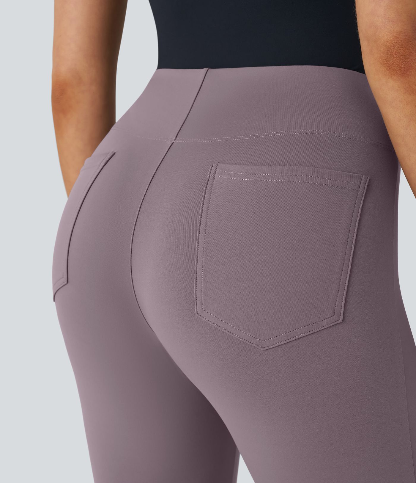Pantalón Halara Flex™ oficina ajustado tiro alto bolsillo lateral posterior
