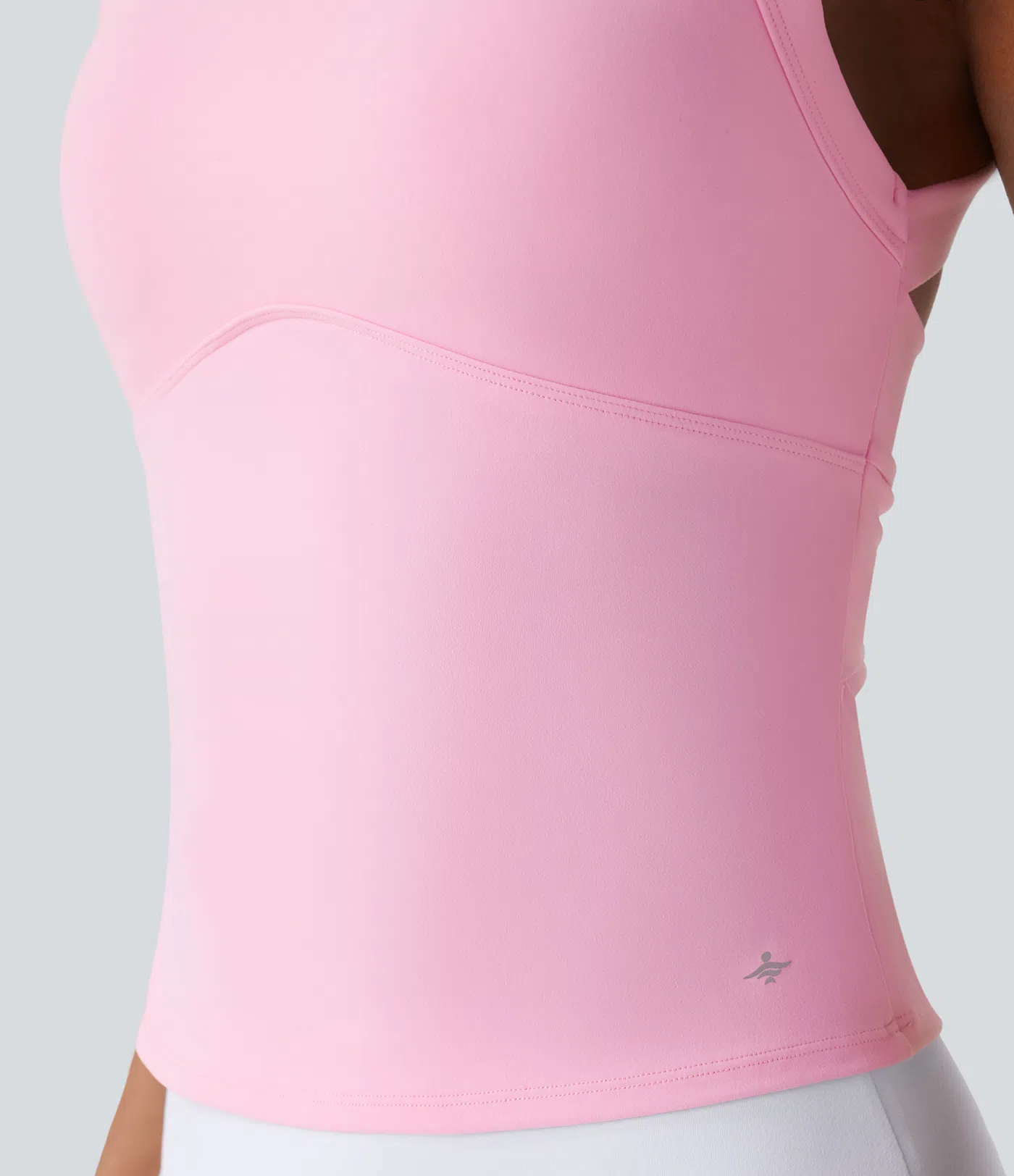 Softlyzero™ Plush rückenfreies, ausgeschnittenes, gedrehtes Yoga-Tanktop