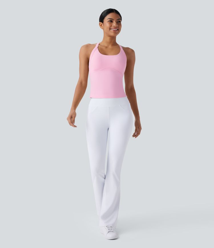SoftlyZero™ Plush Cut Out Yoga Tank Top A-C Cups