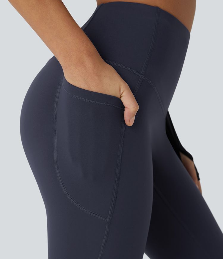 SoftlyZero™ Plush Thermal High Waisted Tummy Control Pocket Workout Leggings