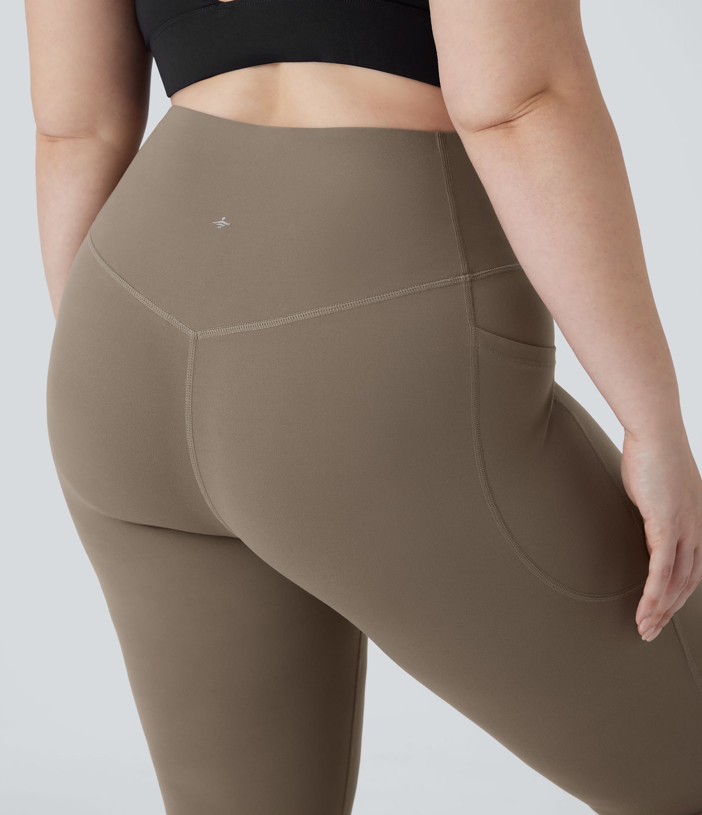 Halara UltraSculpt™ SoCinched Yüksek Bel Karın Kontrol Cepli Şekillendirici Yoga Bootcut Plus Size Tayt
