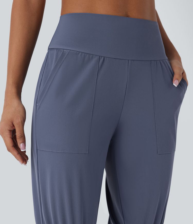 High Waisted Pocket Casual Shorts