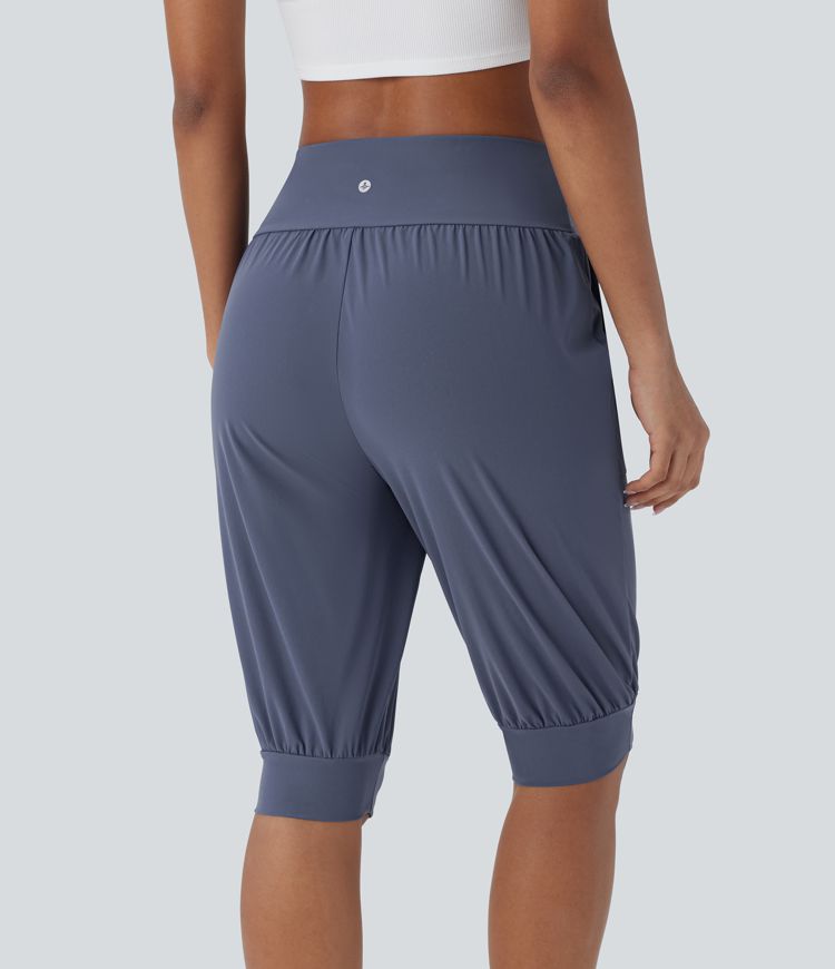 High Waisted Pocket Casual Shorts