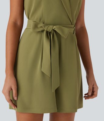 Hawaiir Gürtel-Arbeits-Blazer-Jumpsuit