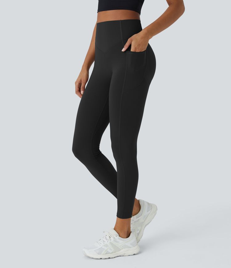 Halara UltraSculpt™ SoCinched High Waisted Scrunch Butt Lifting Tummy Control Shaping Training Leggings with Pockets