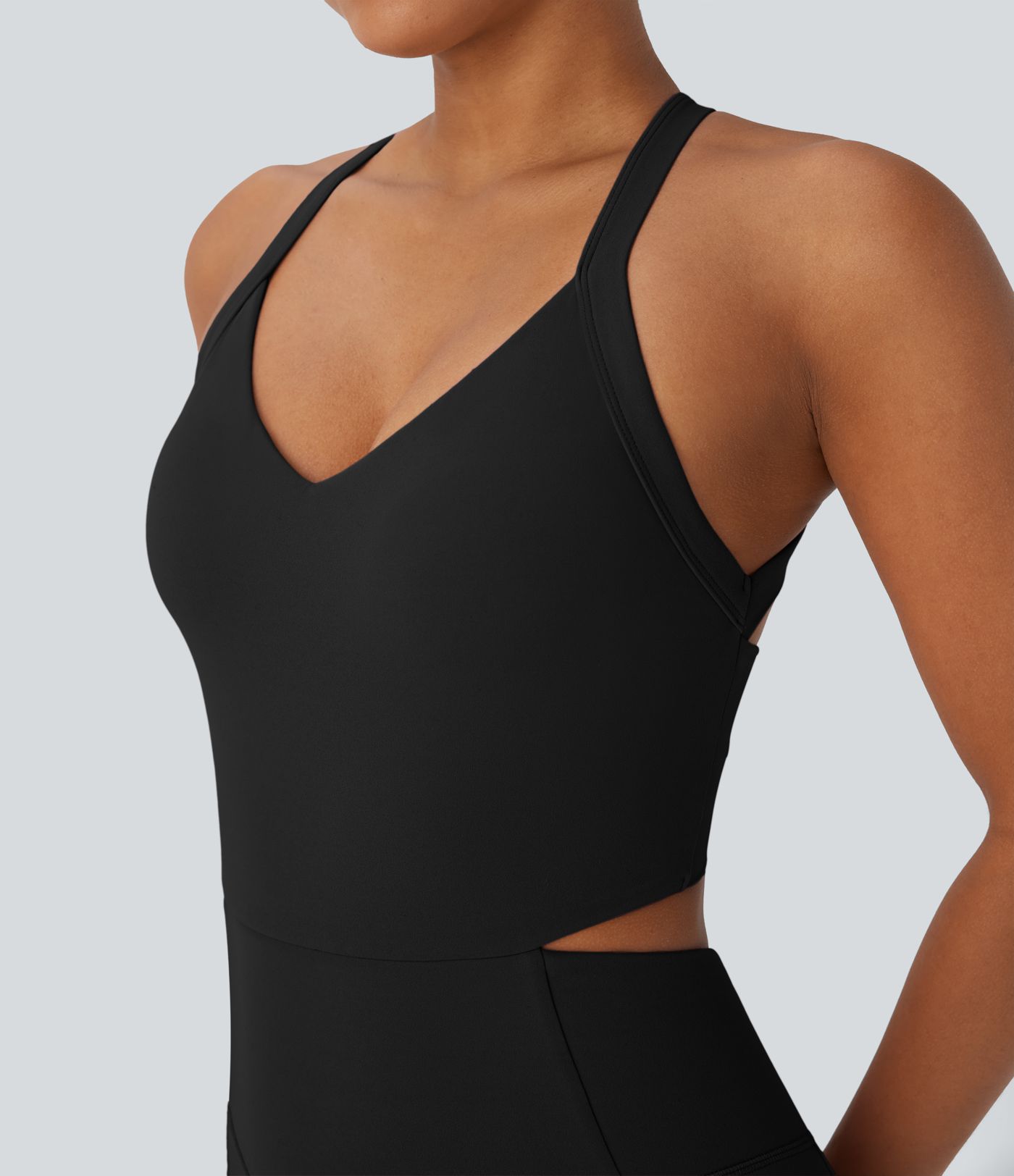 Halara UltraSculpt™ SoCinched Combinaison de Contrôle du Bentre avec Poches - Édition Facile