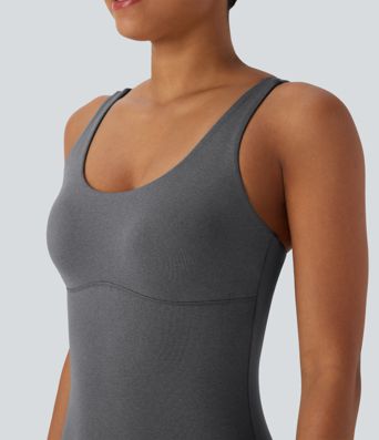 Schnell trocknender Yoga-Einteiler