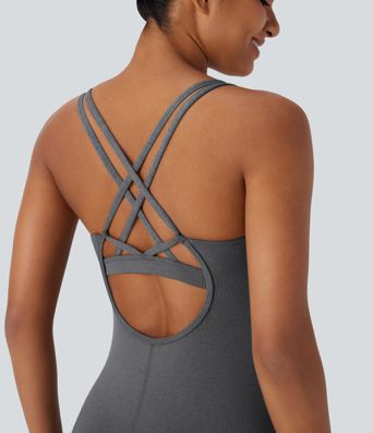 Schnell trocknender Yoga-Einteiler