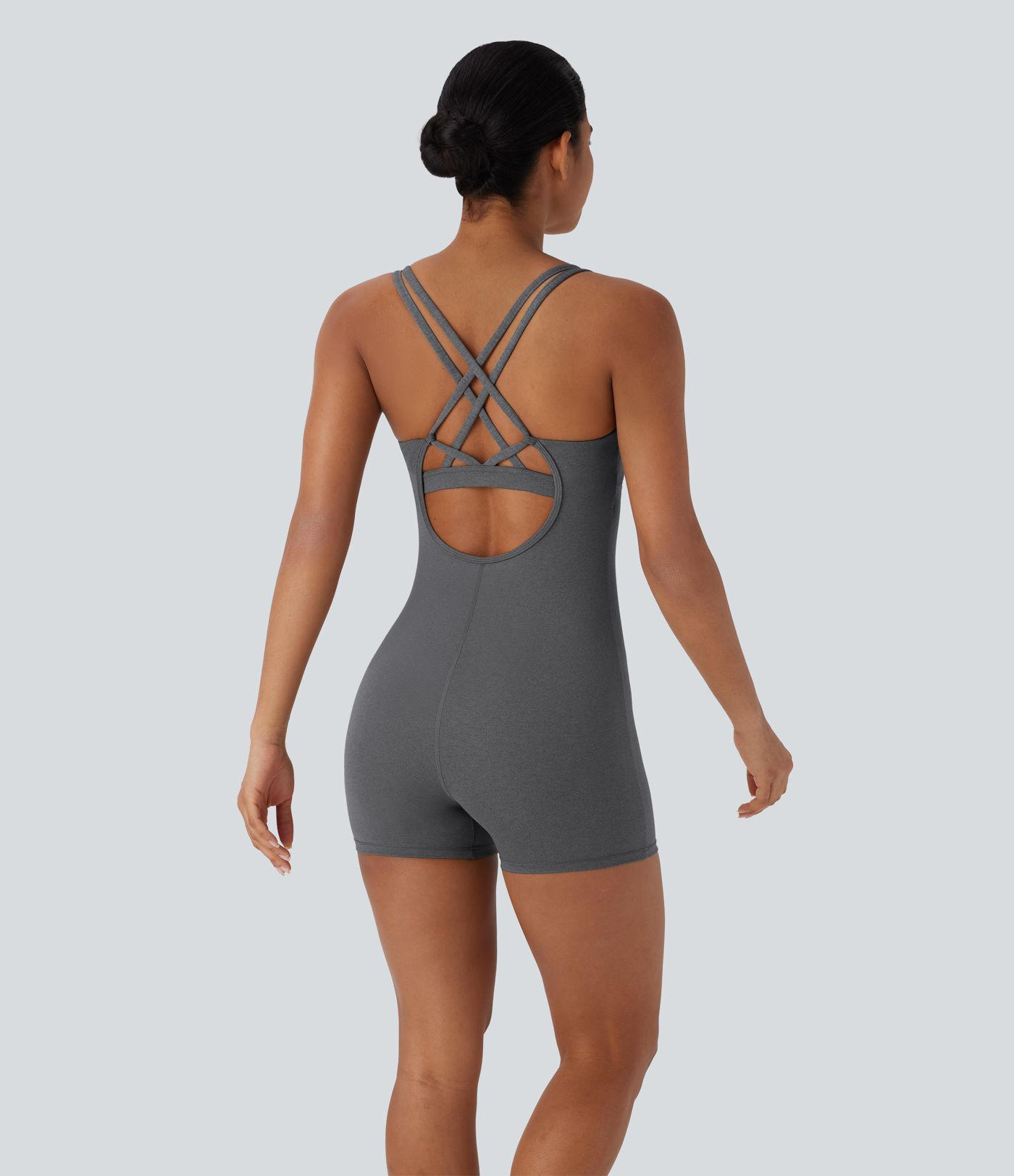 Schnell trocknender Yoga-Einteiler