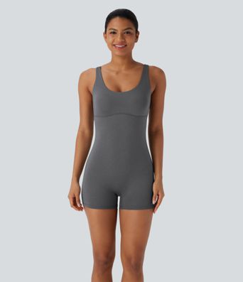 Schnell trocknender Yoga-Einteiler