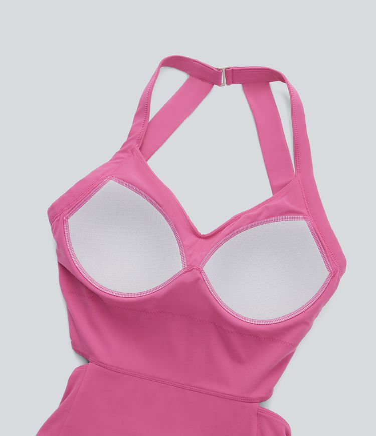 Halara UltraSculpt™ Tummy Control Training Romper with Pockets-Easy Peezy Edition