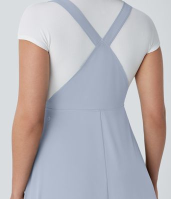 Breezeful™ Pockets Flowy Quick Dry Midi Casual Dress