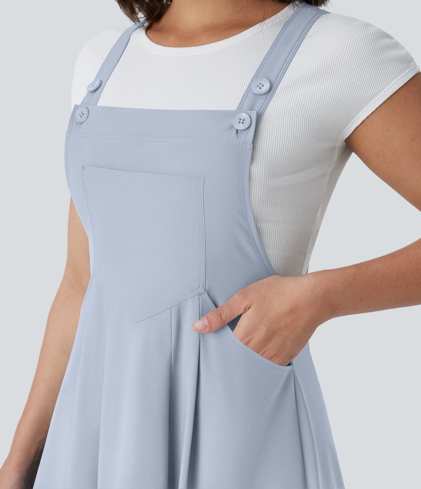 Breezeful™ Pockets Flowy Quick Dry Midi Casual Dress